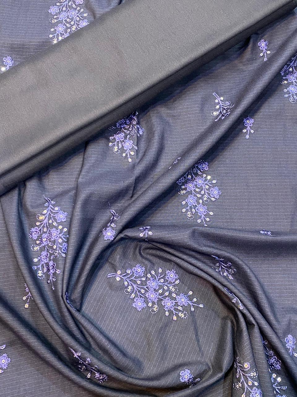 Rania’s Doria Marina Embroidered Unstitched 2-Piece Suit RNS-DM-403