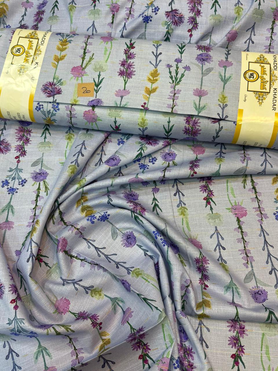 Rania’s Deluxe All-Over Digital Slub Khaddar Suit  RNS-OPD-035