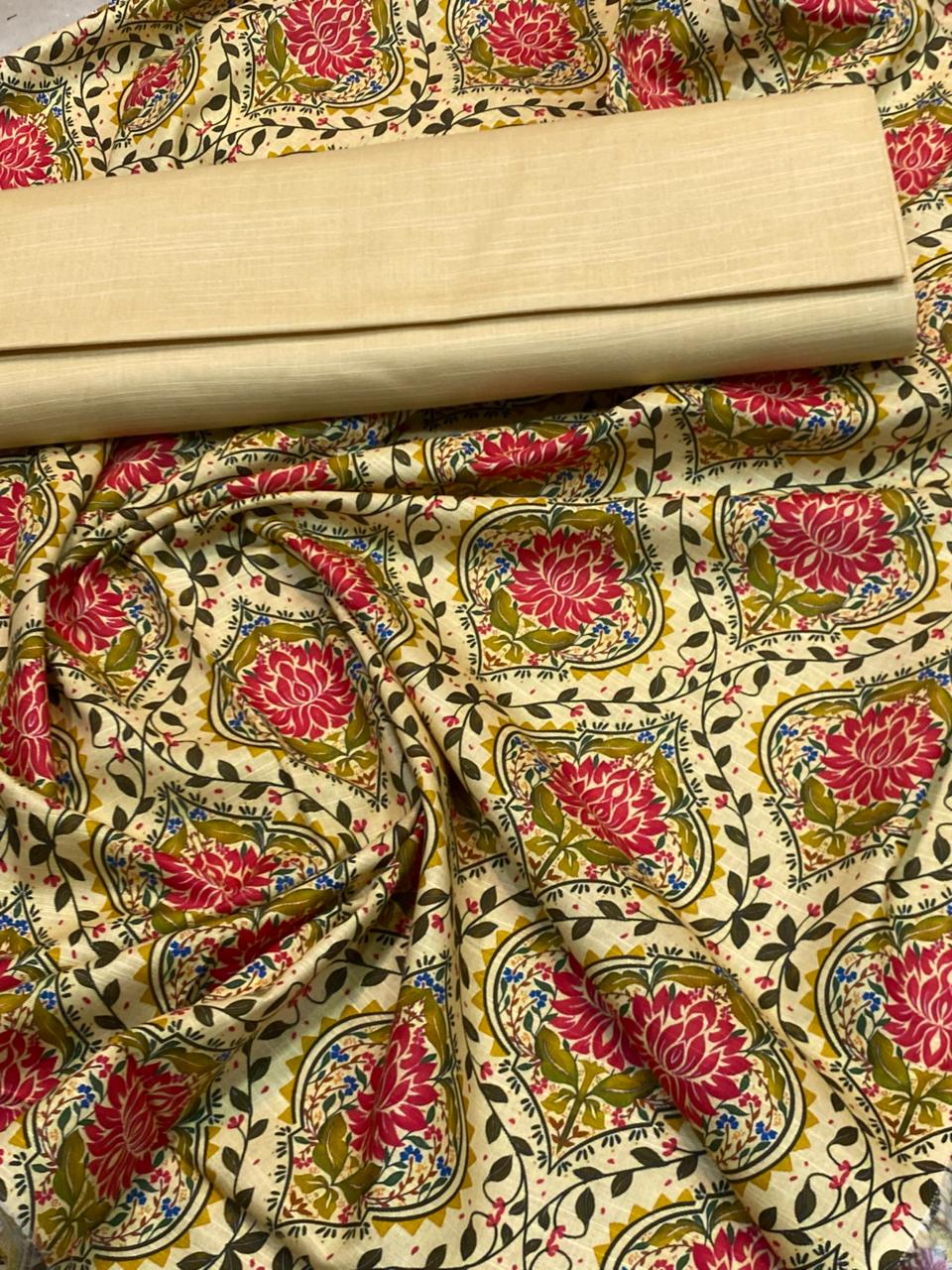 Rania’s Classic Digital Khaddar 2-Piece Suit  RNS-DK-2P-104