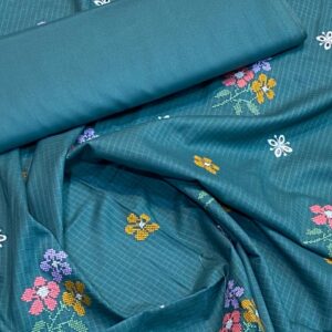 Rania’s Doria Marina Embroidered Unstitched 2-Piece Suit RNS-DM-406