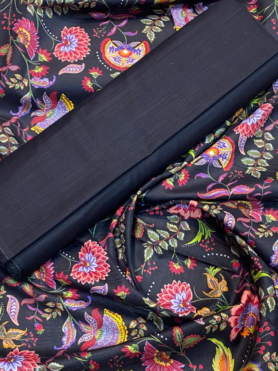 Rania’s Classic Digital Khaddar 2-Piece Suit RNS-DK-2P-108