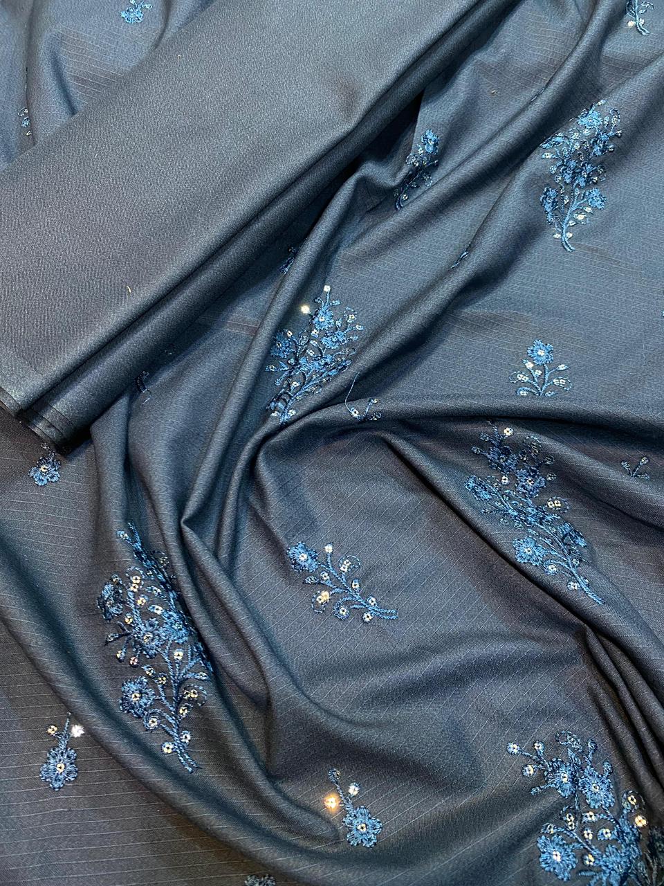 Rania’s Doria Marina Embroidered Unstitched 2-Piece Suit RNS-DM-408