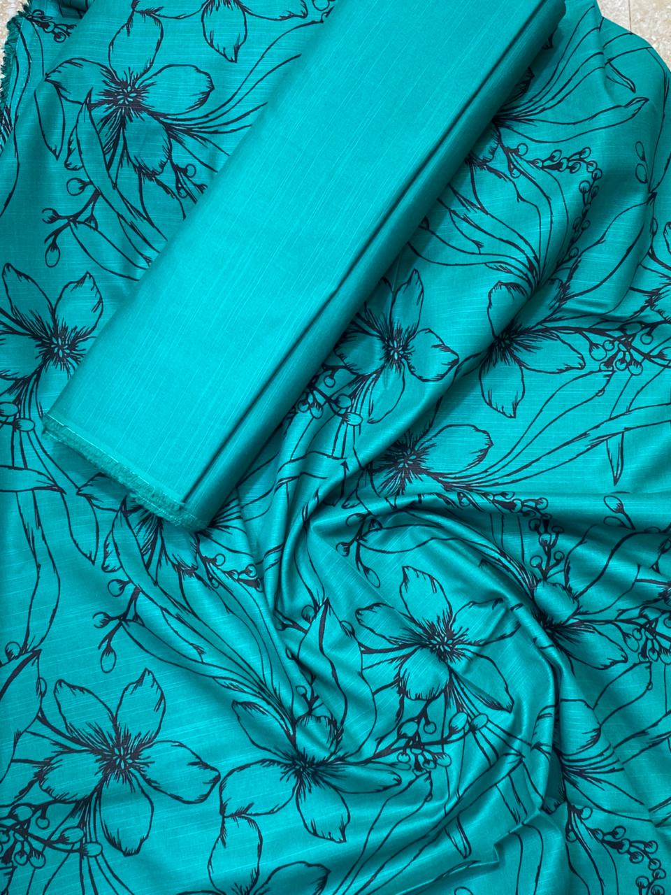 Rania’s Classic Digital Khaddar 2-Piece Suit RNS-DK-2P-109