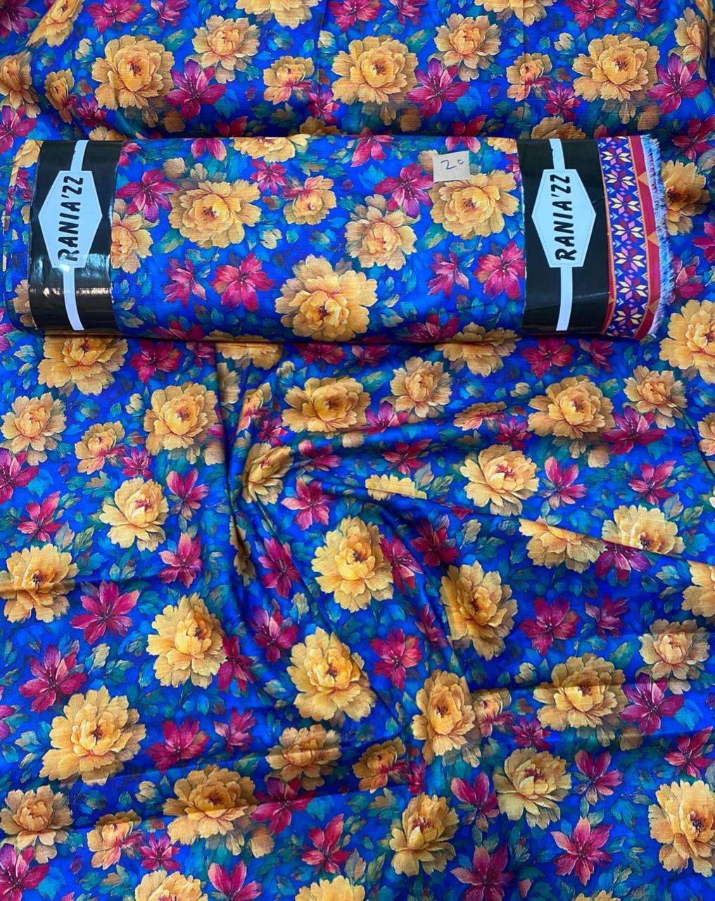 Rania’s Supreme Digital Slub Khaddar One-Piece Suit RNS-SKS-OP-009