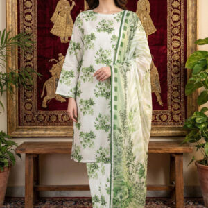 Rania’s Air Jet Cotton Digital Printed 3-Piece Full Suit RNS-AJC3-548