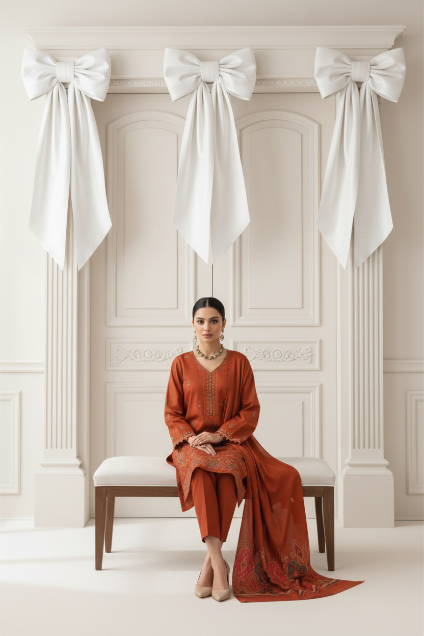 Rania’s Self Lawn Doria Embroidered 3-Piece Suit RNS-SLD-3P-612