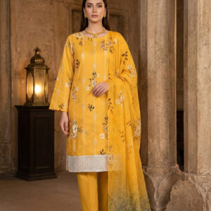Rania’s Digital Lawn Schiffli 3-Piece Suit RNS-DLS-3P-906