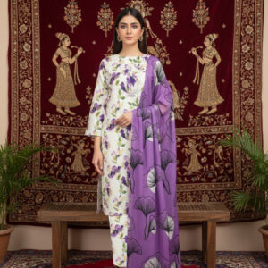 Rania’s Premium AirJet Cotton Digital Summer Suit RNS-AJC3-557