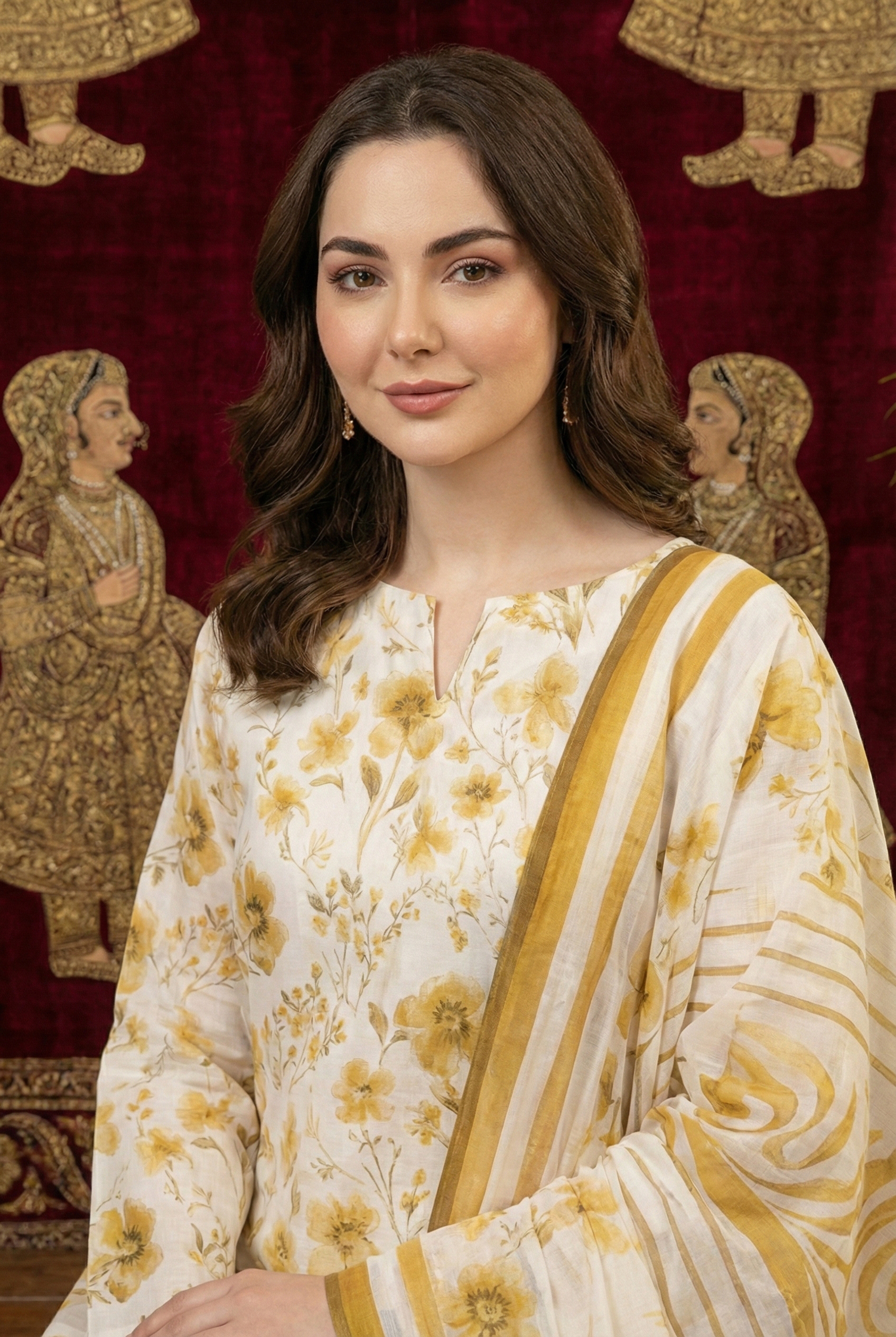 Rania’s Premium AirJet Cotton Digital Summer Suit RNS-AJC3-558