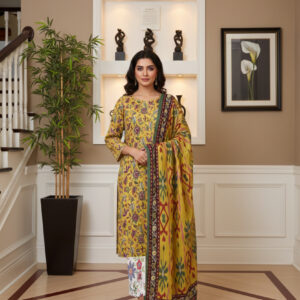 Rania’s Elegant Slub Lawn 3-Piece Suit RNS-DPC-3P-781