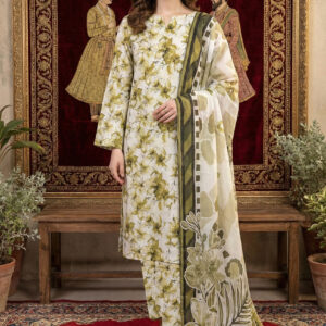 Rania’s Soft AirJet Cotton Printed 3-Piece Casual Suit RNS-AJC3-566