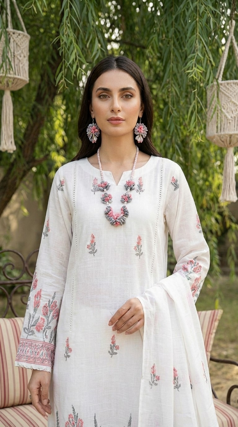 Rania’s Digital Brosha Jacquard Weave 3-Piece Suit RNS-DBJ-3P-735