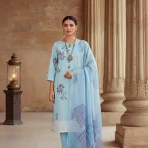 Rania’s Digital Lawn Schiffli 3-Piece Suit RNS-DLS-3P-907