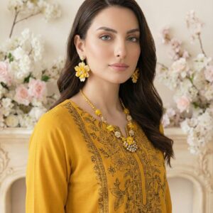 Rania’s Digital Look Brosha Jacquard 3-Piece Suit RNS-BRJ-3P-511