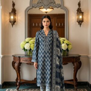 Rania’s Digital Cotton Mix & Match 3-Piece Suit RNS-DCT-MM-327