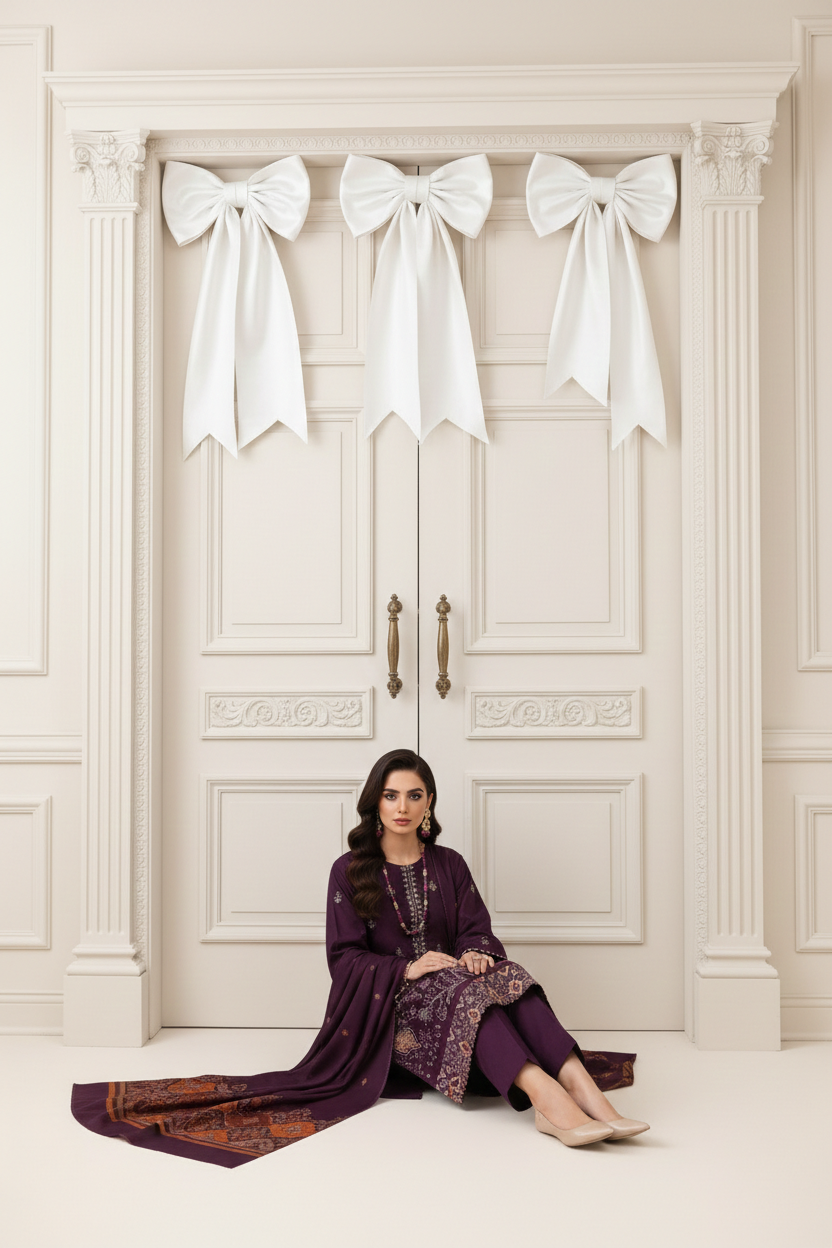 Rania’s Self Lawn Doria Embroidered 3-Piece Suit RNS-SLD-3P-614