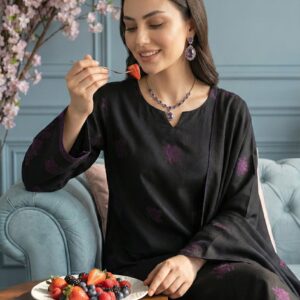 Rania’s Elegant Digital Brosha Jacquard Suit RNS-BRJ-ELG-514