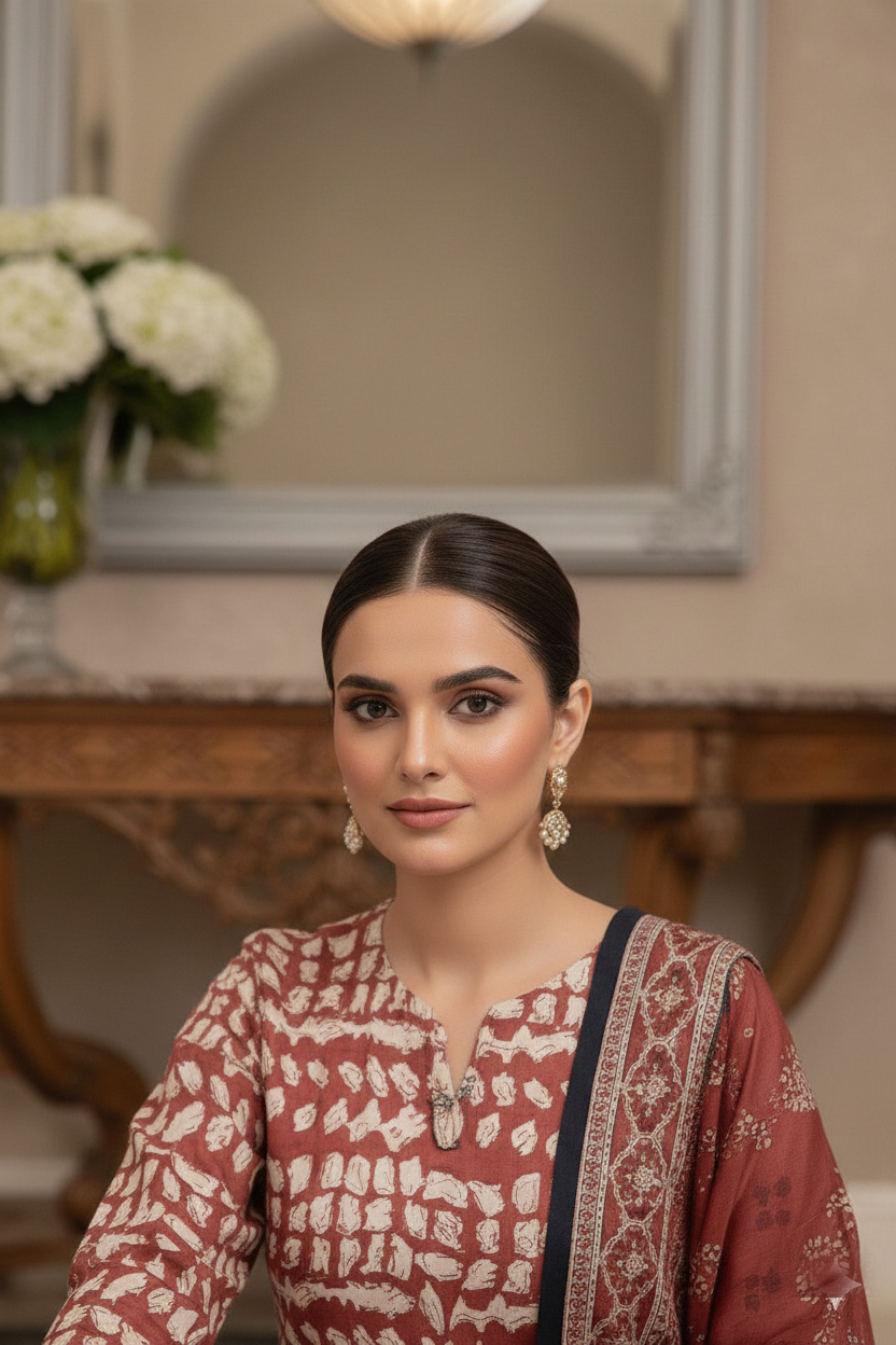 Rania’s Digital Cotton Mix & Match 3-Piece Suit RNS-DCT-MM-328