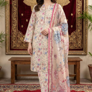 Rania’s Air Jet Cotton Digital Printed 3-Piece Full Suit RNS-AJC3-551