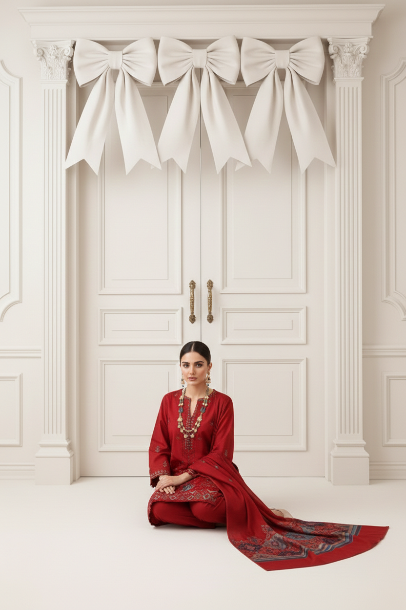 Rania’s Self Lawn Doria Embroidered 3-Piece Suit RNS-SLD-3P-615