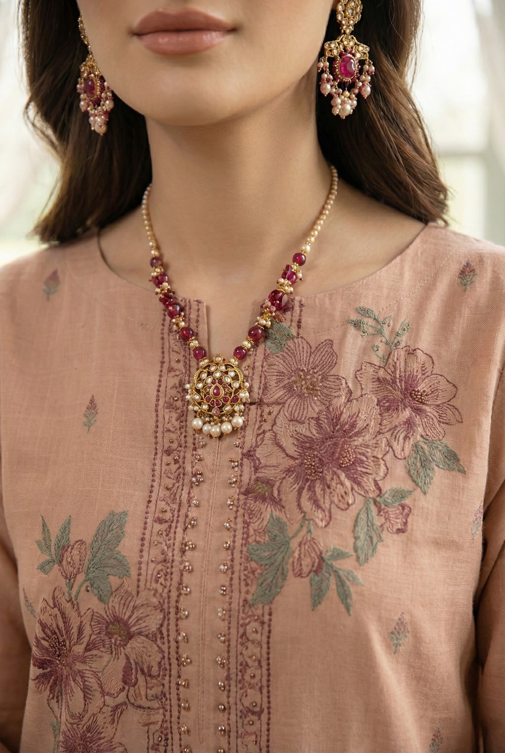 Rania’s Premium Brosha Jacquard Digital 3-Piece Set RNS-JQD-3P-509