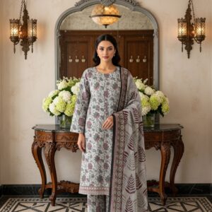 Rania’s Digital Cotton Mix & Match 3-Piece Suit RNS-DCT-MM-330