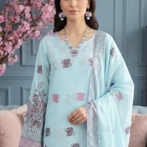 Rania’s Elegant Digital Brosha Jacquard Suit RNS-BRJ-ELG-511