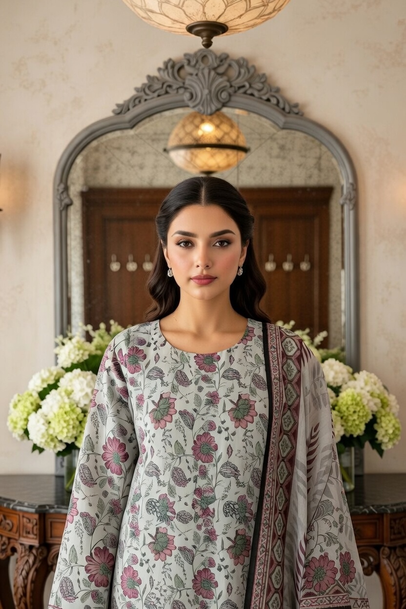 Rania’s Digital Cotton Mix & Match 3-Piece Suit RNS-DCT-MM-330