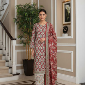 Rania’s Elegant Slub Lawn 3-Piece Suit RNS-DPC-3P-776