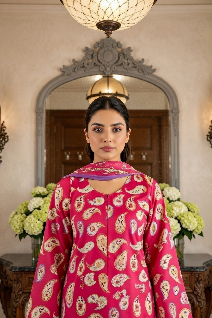 Rania’s Digital Cotton Mix & Match 3-Piece Suit RNS-DCT-MM-331