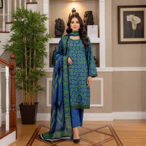Rania’s Elegant Slub Lawn 3-Piece Suit RNS-DPC-3P-777