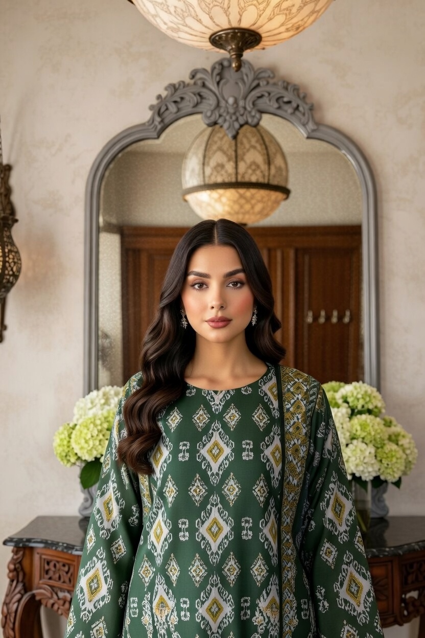 Rania’s Digital Cotton Mix & Match 3-Piece Suit RNS-DCT-MM-332