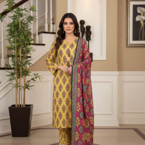 Rania’s Elegant Slub Lawn 3-Piece Suit RNS-DPC-3P-778
