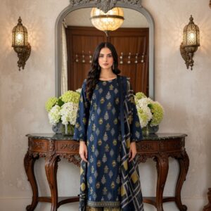 Rania’s Digital Cotton Mix & Match 3-Piece Suit RNS-DCT-MM-333