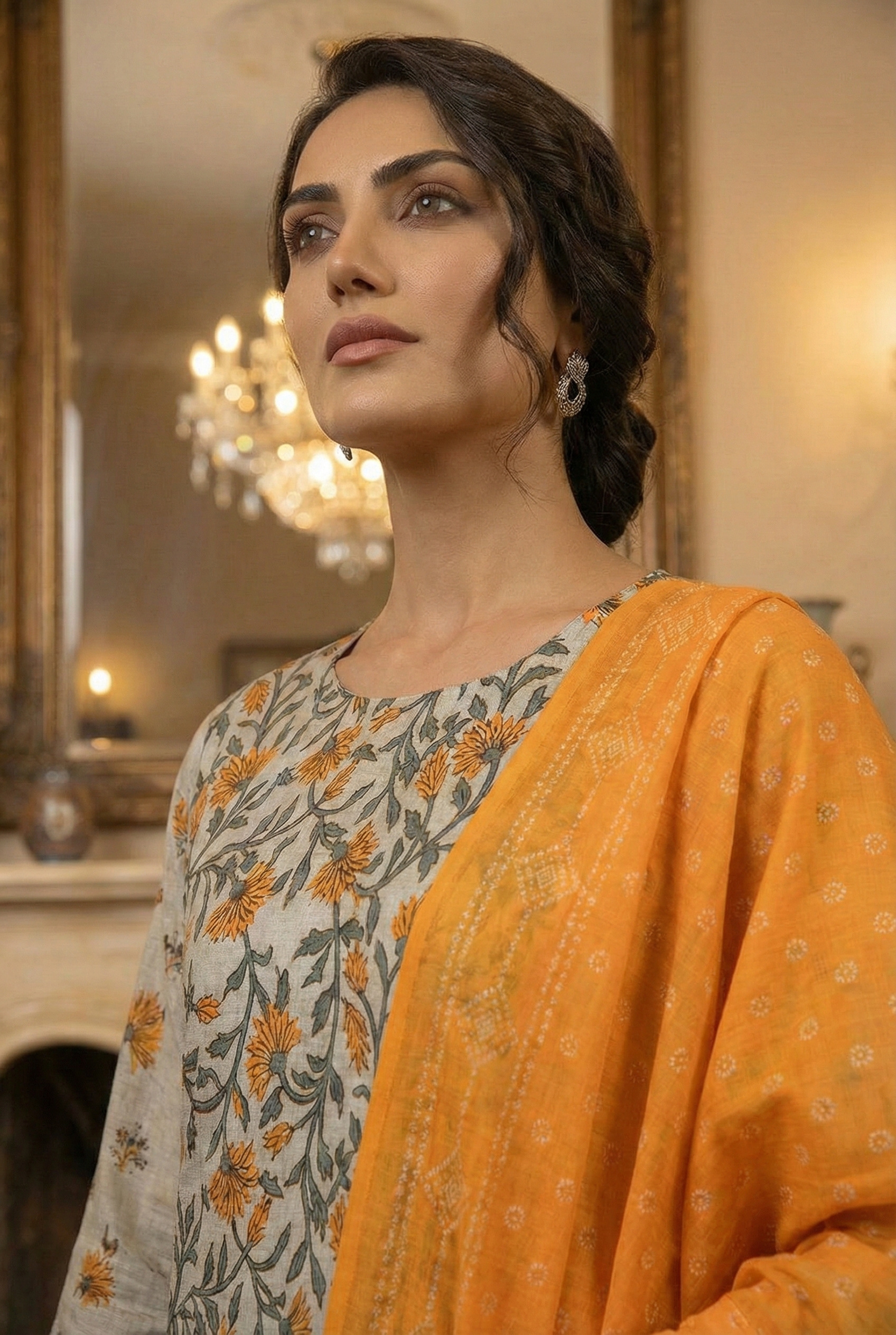 Rania’s Bana Dora Digital Panel 3-Piece Suit RNS-BDP-3P-222