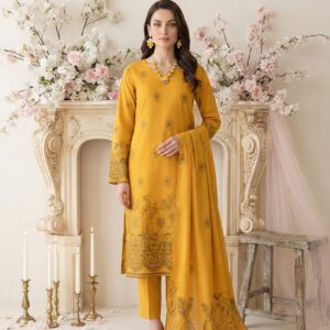 Rania’s Digital Look Brosha Jacquard 3-Piece Suit RNS-BRJ-3P-511