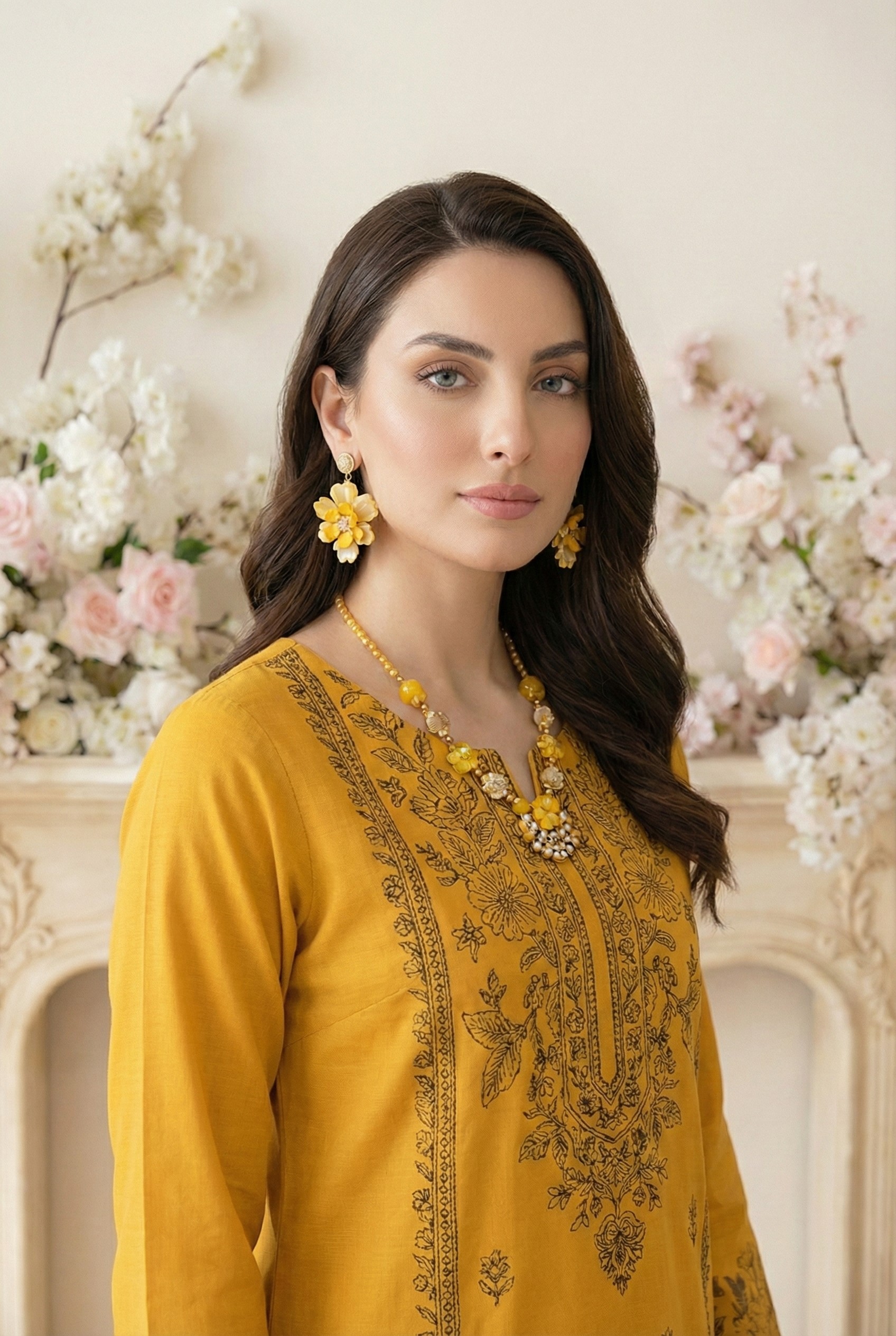 Rania’s Digital Look Brosha Jacquard 3-Piece Suit RNS-BRJ-3P-511