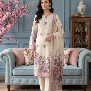 Rania’s Elegant Digital Brosha Jacquard Suit  RNS-BRJ-ELG-509