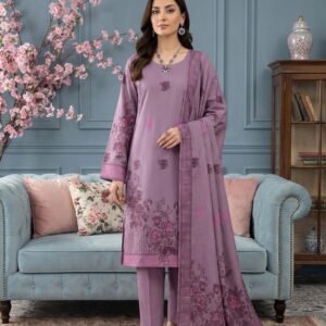 Rania’s Elegant Digital Brosha Jacquard Suit RNS-BRJ-ELG-513