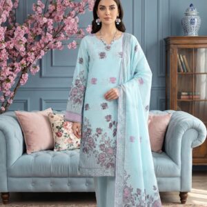 Rania’s Elegant Digital Brosha Jacquard Suit RNS-BRJ-ELG-511
